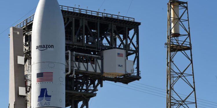 Amazon launches first internet satellite prototypes Amazon launches first internet satellite prototypes