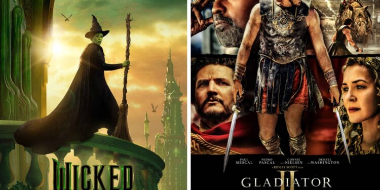 ‘Wicked’ tallies  million in previews, as ‘Gladiator II’ team-up heads for 0 million opening weekend ‘Wicked’ tallies  million in previews, as ‘Gladiator II’ team-up heads for 0 million opening weekend