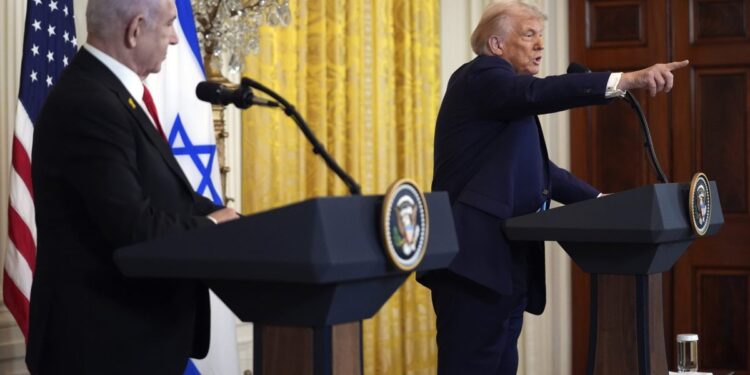 Trump suggests U.S. could take over Gaza and redevelop it—permanently resettling Palestinians elsewhere