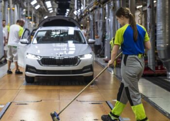 The Czech Republic’s car giant Skoda is defying parent Volkswagen’s downturn