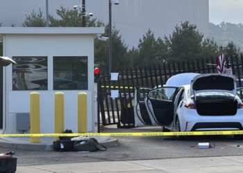 ‘This was a targeted attack on this building’: Car rams Pittsburgh FBI building, driver throws American flag over the gate | Fortune