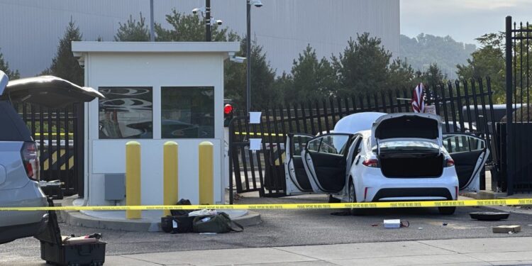‘This was a targeted attack on this building’: Car rams Pittsburgh FBI building, driver throws American flag over the gate | Fortune